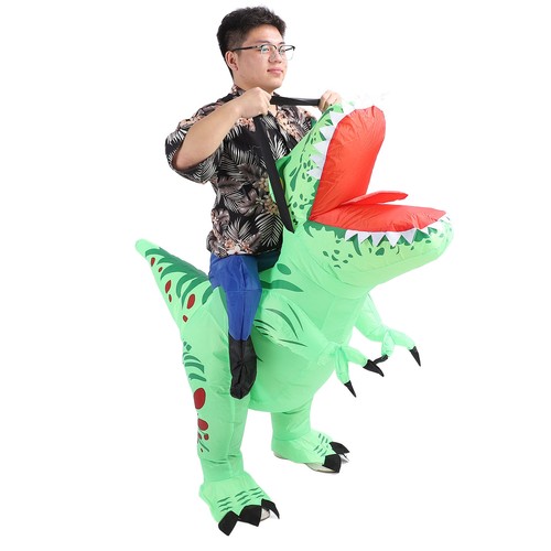 Blow dinosaur costume - dinosaur,