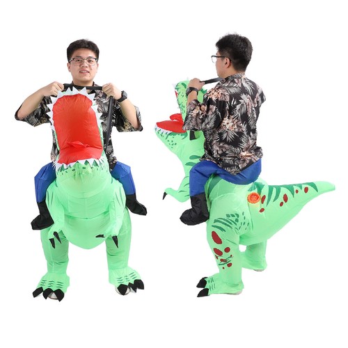 Inflatable dinosaur costume - dinosaur,