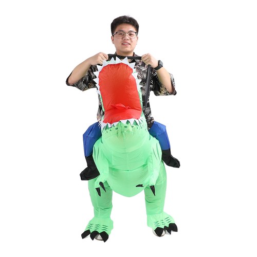 Inflatable dinosaur costume - inflatable,