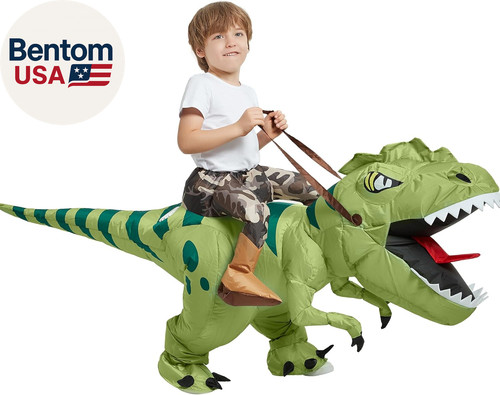 Inflatable dinosaur costume - dinosaur,